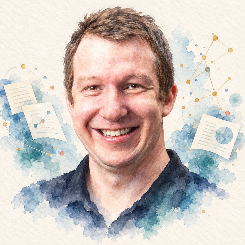Watercolor portrait of Jack Clark